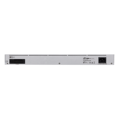 UBIQUITI - Switch PoE administrable / 48 puertos Gigabit PoE+ / PoE++ 802.3bt / 4 SFP+ 10G / 600W / 1.72' de alto