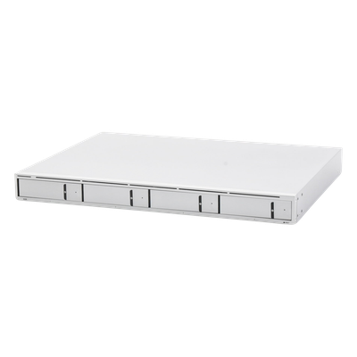 UBIQUITI - NVR Empresarial / 4 Bahías HDD 2.5/3.5 / 50 Cámaras Full HD / 15 Cámaras 4K / Puerto 10 Gbps SFP+ / RAID 1/5 Automático