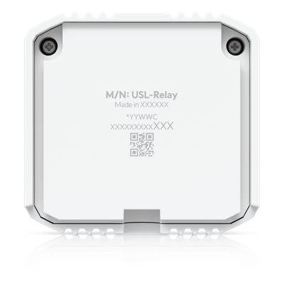 UBIQUITI - Relé Inteligente / Contacto Seco 10A / 12-48V DC / 12-240V AC / Alcance Inalámbrico 2 km (1.2 mi) / Integración UniFi Protect