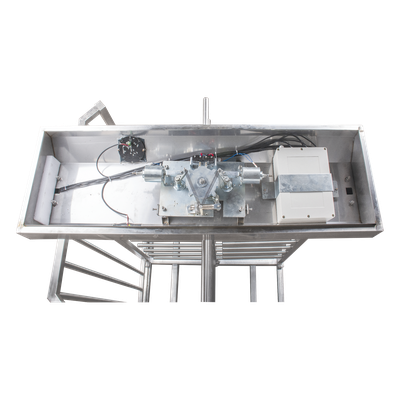 ACCESSPRO - Torniquete de Cuerpo Completo / 25 Personas/min / Acero Inoxidable / Rotación 90° / Interior y Exterior / 110 VCA