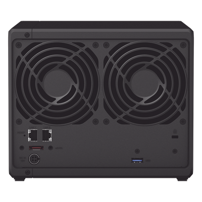 SYNOLOGY - Servidor NAS de escritorio con 4 bahías / Expandible a 9 bahías / Hasta 144 TB