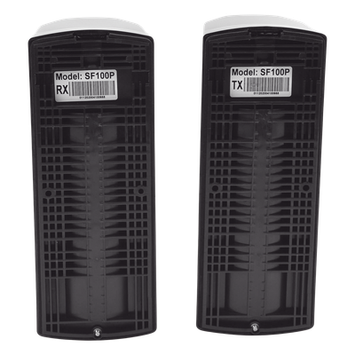 SFIRE - Detector Fotoeléctrico de Perímetro / Doble Rayo IR / 100 m (328.1 ft) Exterior / 300 m (984.3 ft) Interior / 4 Frecuencias / IP65 / Alimentación 12-24 VDC/VAC