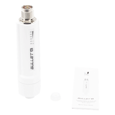UBIQUITI - Radio Doble Banda / airMAX AC / 160 Mbps @ 2.4 GHz / 300 Mbps @ 5 GHz / PoE 24V / Gigabit / 6.23 x 1.81 in