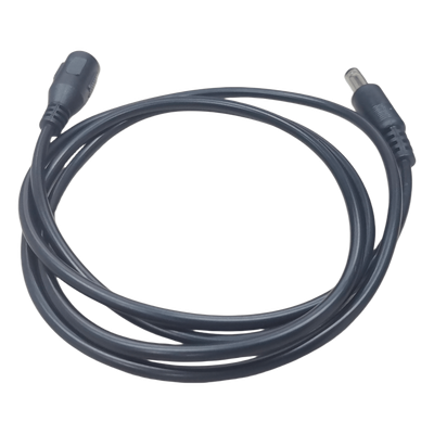 EPCOM POWERLINE - Cable de Alimentación DC / Conector Macho a Hembra 5.5x2.1 mm / 22 AWG / 1 m (3.28 ft) / Polarizado / Forro Negro