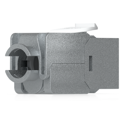 UBIQUITI - Keystone Jack / Cat6A / Terminación Toolless / Snap-In / 12 Piezas / 23-26 AWG