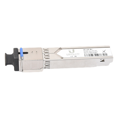 UBIQUITI - Módulo SFP GPON B+ / 2.5 Gbps Downstream / 1.25 Gbps Upstream / 20 km (65,616 ft) / 128 ONU / SC/UPC Monomodo