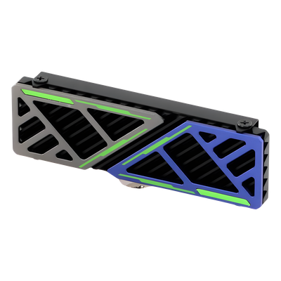 HIKSEMI BY HIKVISION - Disipador Pasivo M.2 2280 / Reducción de Temperatura ≤25°C / Aleación de Aluminio / Compatible PC y PS5 / 73 x 22 x 9 mm