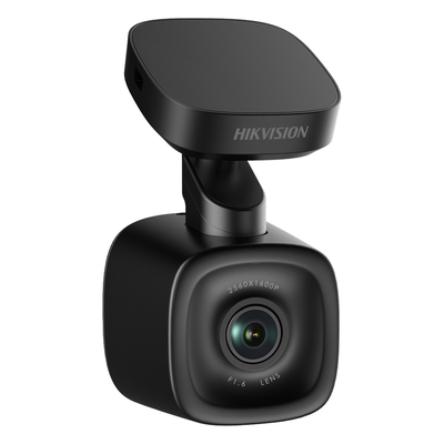 HIKVISION - Cámara Dash Cam para Vehículos / 4 Megapixel 1600p / Gran Angular 130° / Wi-Fi / GPS / G-Sensor / Micro SD 128 GB