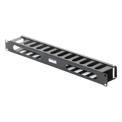 THORSMAN - Organizador de Cables Horizontal / 19" / 1UR / Acero Calibre 18 (1.21 mm) / Profundidad 64 mm
