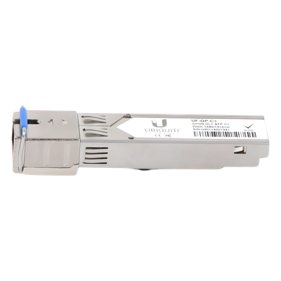 UBIQUITI - Módulo SFP GPON / Clase C+ / Single-Mode SC/UPC / Downstream 2.5 Gbps / Upstream 1.25 Gbps / 20 km / 128 ONU por puerto