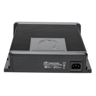 UBIQUITI - Switch industrial UniFi PoE de 10 puertos Gigabit (8 x 802.3bt y 2 x Ethernet) para temperaturas extremas