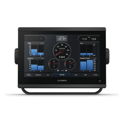 GARMIN - Plotter con Ecosonda / Pantalla Táctil 9" / CHIRP ClearVü SideVü / Potencia 1 kW / GPS GLONASS 10 Hz / Red NMEA 2000