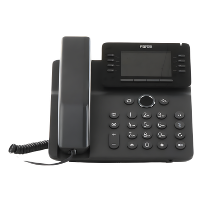 FANVIL - Teléfono IP Empresarial / 12 Líneas SIP / Pantalla Color 3.5" / Wi-Fi Dual Band / Bluetooth 5.0 / PoE Gigabit / Conferencia 6 Vías