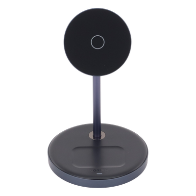 UGREEN - Soporte de Carga Inalámbrica | 3 en 1 | Compatible con MagSafe | Perfecto para iPhone y  AirPods | Carga Rápida Adaptativa /Simultanea | Múltiples Protecciones | Luz Indicadora LED | Aleación de Aluminio | Incluye Cable