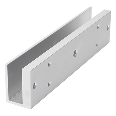 ACCESSPRO - Montaje para puerta de vidrio / 180x40x28 mm / Vidrio 8-15 mm / 0.32 kg / Diseño en U