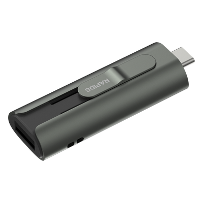 HIKSEMI BY HIKVISION - Unidad Flash SSD Portátil / 512 GB / USB-C y USB-A / 1000 MB/s Lectura y Escritura / OTG / 17.5 g