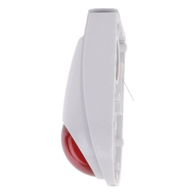 SFIRE - Sirena Estrobo / 110 dB / 12 VCC / Estrobo Rojo Integrado / Interior y Exterior
