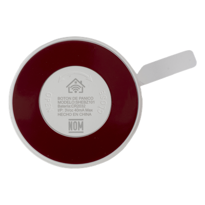 SMARTHOME BY EPCOM - Botón de Pánico Inalámbrico / ZigBee 2.4 GHz / Alcance 130 m (426.5 ft) / Encriptación AES 128-bit / Batería 2 Años / IP Resistente Humedad
