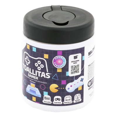 SILIMEX - Toallitas de Limpieza / Antiestáticas / Antibacteriales / 30 Unidades / Aroma Chicle