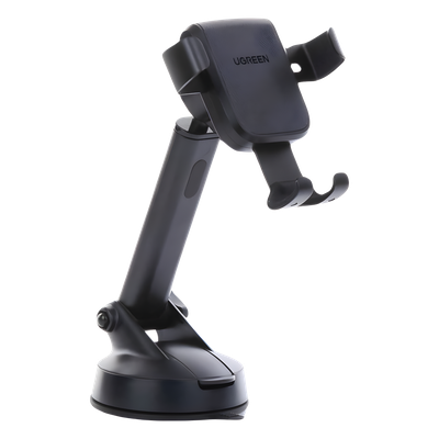 UGREEN - Soporte de Celular para Automóvil / Ventosa con Succión Fuerte / Rotación 360° / Brazo Telescópico Ajustable / Compatible 4.7'' a 7'' / Sujeción por Gravedad
