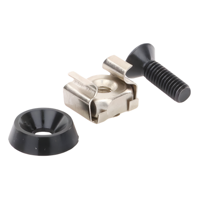 LINKEDPRO BY EPCOM - Kit de Montaje para Rack / 48 Tornillos / 48 Arandelas / 48 Tuercas Enjauladas / M5 y M6