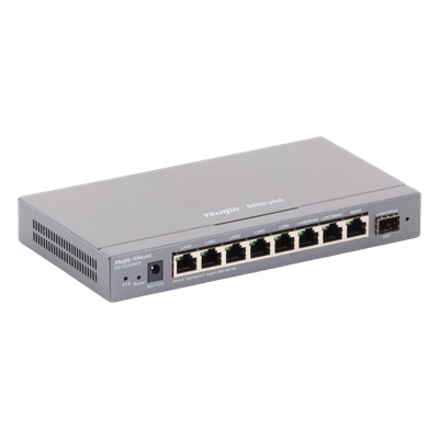 RUIJIE - Router Balanceador / 4 Servicios WAN / SD-WAN 80 Mbps / 600 Mbps Rendimiento / 200 Clientes / 16 VLAN / Montaje Rack