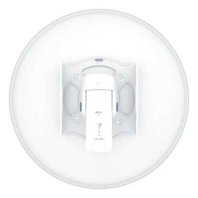 UBIQUITI - Antena Direccional Tipo Plato / 30 dBi / 5150-6875 MHz / Doble Polarización / Resistencia Viento 200 km/h (124 mph) / Ajuste Elevación ±15°