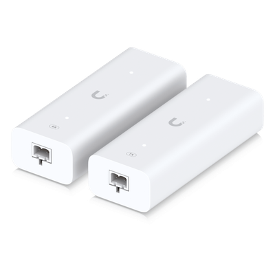 UBIQUITI - Extensor PoE sobre 2 Hilos / Entrada PoE++ 50V / Salida PoE+ 48V / Alcance hasta 400 m (1312 ft) / Interfaz 10/100 Mbps / HomePlug AV