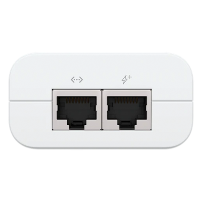 UBIQUITI - Adaptador PoE Ubiquiti (48 VDC, 0.65A) puerto Gigabit, ideal para equipos UniFi