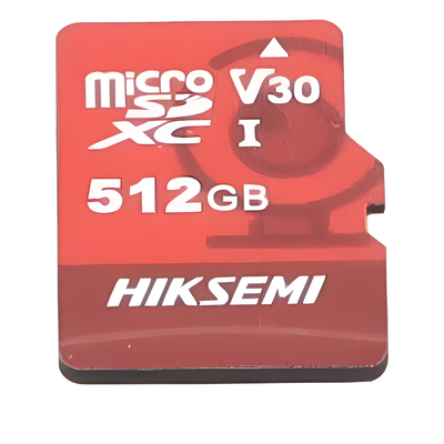 HIKSEMI BY HIKVISION - Tarjeta MicroSD / 512 GB / Lectura 95 MB/s / Escritura 60 MB/s / Clase 10 U3 / TLC NAND / Grabación 4K 24/7 / Resistente Agua y Golpes