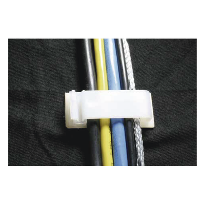 THORSMAN - Clip Organizador de Cables / Auto-Adherible / 5 Unidades / Soporte 8.0 mm (6 AWG) / Carga 250 g (0.551 lb) / -5°C a 65°C (23°F a 149°F)