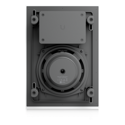 UBIQUITI - Altavoz Empotrable de Pared / Woofer 6.5" / Tweeter 1" Pivote ±15° / 130W 8 Ohms / Cobertura Simétrica Axial 90° / NDAA Compliant