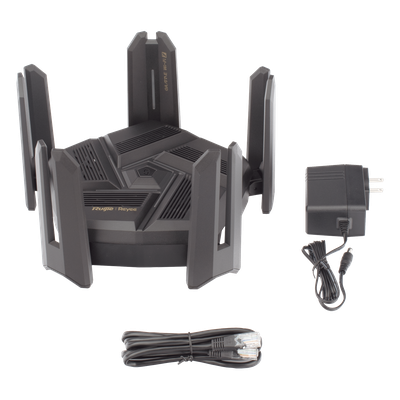 RUIJIE - Router Mesh Wi-Fi 7 / 802.11be 4x4 / Dual WAN 2.5G / 3 LAN 2.5G / 4 LAN Gigabit / 512 Usuarios Concurrentes