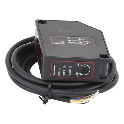ACCESSPRO - Detector Fotoeléctrico / Alcance 16 m (52.5 ft) / IP65 / Salida Relevador 30 VCC @ 1 A / Tiempo de Respuesta < 20 ms / LED de Alineación