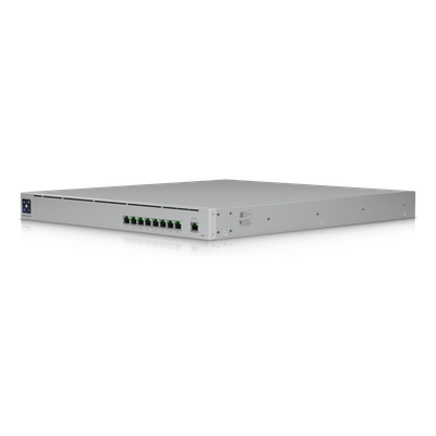 UBIQUITI - Switch PoE Administrable / 8 Puertos PoE+ y PoE++ / 120 W Totales / Batería UPS 368 Wh / 2 Salidas AC 230 V / Rack 1U