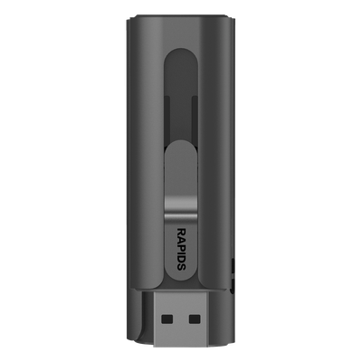 HIKSEMI BY HIKVISION - Memoria USB Dual SSD / 256 GB / USB-C y USB-A / Lectura 560 MB/s / Escritura 500 MB/s / OTG / Aleación de Aluminio