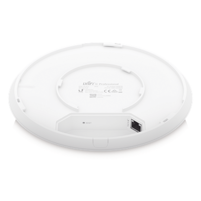UBIQUITI - Access Point / WiFi 6 / Doble banda / 5.3 Gbps / 4x4 MU-MIMO / 140 m (460 ft) / 350+ clientes / PoE 802.3af