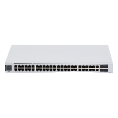 UBIQUITI - Switch PoE / 48 Puertos Gigabit / 32 Puertos PoE+ / 4 SFP 1G / 195W / 104 Gbps / 1U Rack / 1.43 x 11.22 x 17.41 pulgadas