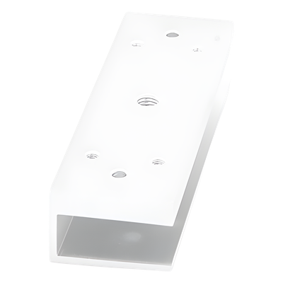 ACCESSPRO - Montaje en U para Puerta de Vidrio / Sin Perforación / Puertas 8 a 15 mm / 130x41x28 mm / 0.24 kg