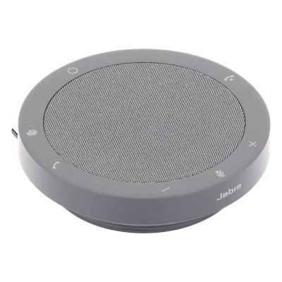 JABRA - Altavoz de Conferencia / 4 Micrófonos MEMS / Alcance 2.3 m (7.5 ft) / Sala hasta 4.5 x 4.5 m (14.76 x 14.76 ft) / Cancelación de Eco Acústico / USB-C