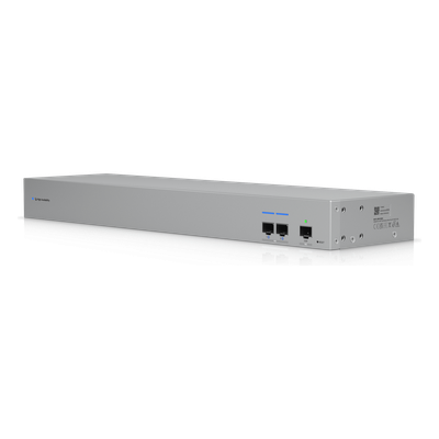 UBIQUITI - Switch WAN Capa 2 / 3 Uplinks SFP+ 10G / 1 Puerto RJ45 GbE / 20 Gbps Switching / Alimentación CA Redundante / Rack 1U