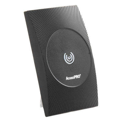 ACCESSPRO - Lector de Proximidad RFID MIFARE / 13.56 MHz / Wiegand 34 Bits / IP65 / ISO14443A / 4.6 x 3 x 0.6 pulgadas / Exterior