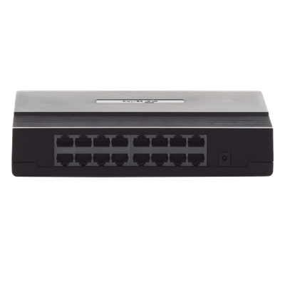 TP-LINK - Switch de escritorio / 16 puertos RJ45 / 10/100 Mbps / Sin ventilador / 7.9 x 5.6 x 1.6 in