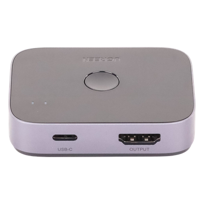 UGREEN - Conmutador HDMI 2.1 / 8K @60Hz / 4K @120Hz / 48Gbps / 2×1 / HDR Dolby / 7.1 Canales