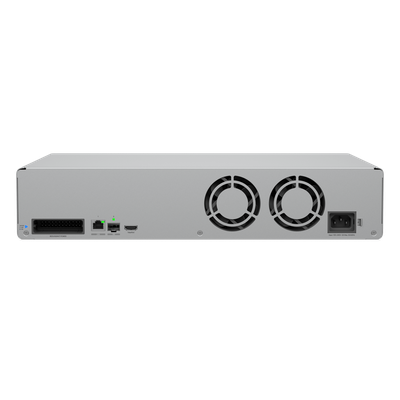 UBIQUITI - NVR 2U / 8 Bahías HDD/SSD / Soporte 100 Cámaras HD / 50 Cámaras 4K / Puerto 10G SFP+ / 2.5GbE / HDMI / Edge-AI