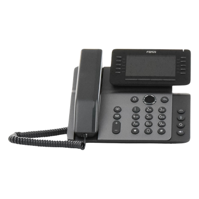 FANVIL - Teléfono IP Empresarial / 20 Líneas SIP / Pantalla 4.3" Ajustable / Wi-Fi 2.4/5 GHz / Bluetooth 5.0 / Puertos Gigabit / PoE