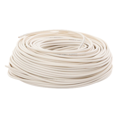 SFIRE - Cable Doble Aislado para Cercas Electrificadas / Calibre 22 AWG / Bobina 100 m (328 ft) / Conductor Multifilar Anti-UV / -10 a 60°C / NMX-J008 / ASTM B3-90