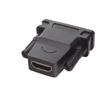 UGREEN - Adaptador DVI Macho a HDMI Hembra / 1080p@60Hz / Conectores Chapados en Oro / 3.28 pies