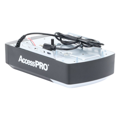 ACCESSPRO - Motor P/ Puertas Garage / 1/2HP / Silencioso  / Incluye Riel 3 Mts tipo C / Compatible con Riel tipo T / 2 Controles Inalámbricos Visera / 1 Control Inalámbrico Pared / Apertura Mediante App / Conexion Cerradura Electica.