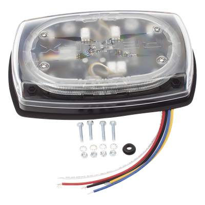 ECCO - Minibar LED para Techo / 10 Pulgadas / 48 LEDs / Doble Color / 91 Patrones / 12-24 VDC / IP Resistente a Impactos / SAE Clase I